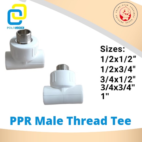 PPR Male Thread Tee (1/2