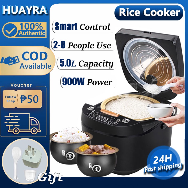 Electric rice cooker 5L/2.5L Intelligent large capacity electric ...