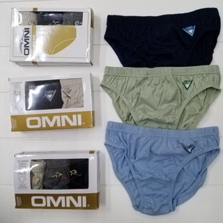 3pcs Omni Men's Cotton Hipster Briefs by So-En