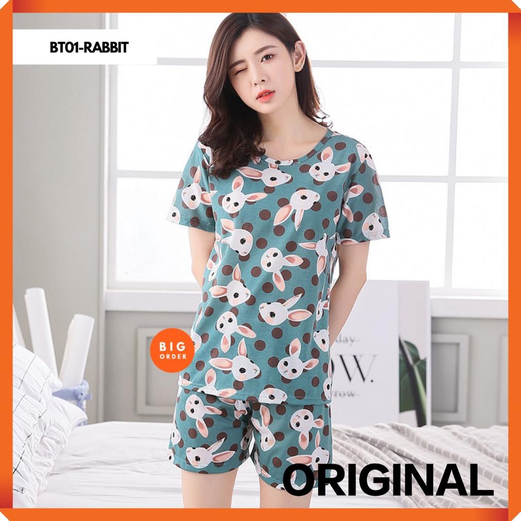 Women's Sleepwear Women's Sleepwear Short Sleeve Pajamas Character ...