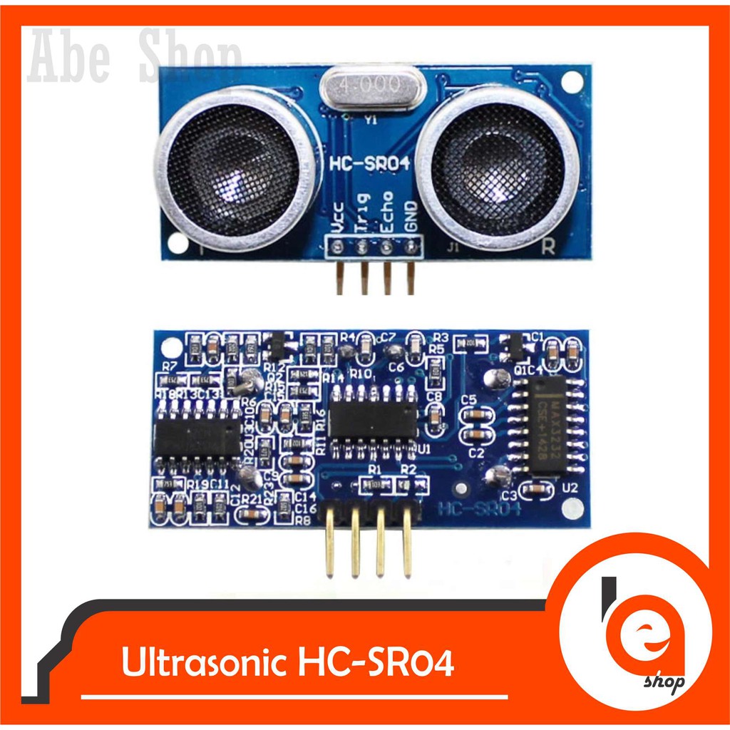 Hc-sr04 Ultra Sonic Ultrasonic Sensor Ultrasonic Sonar | Shopee Philippines