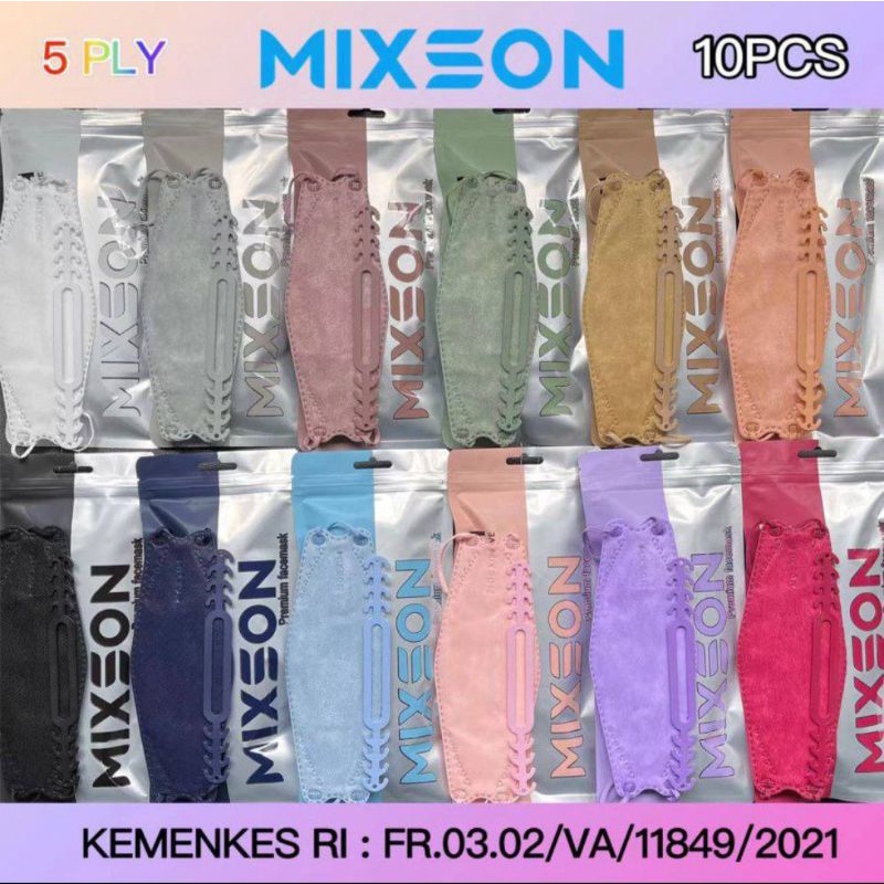 Kf94 MIXSON Mask Contents 10 PCS 5 Layers FREE Contents | Shopee ...