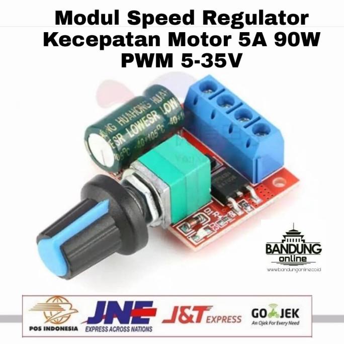 Motor Speed Regulator Module 5A 90W PWM 5-35V | Shopee Philippines