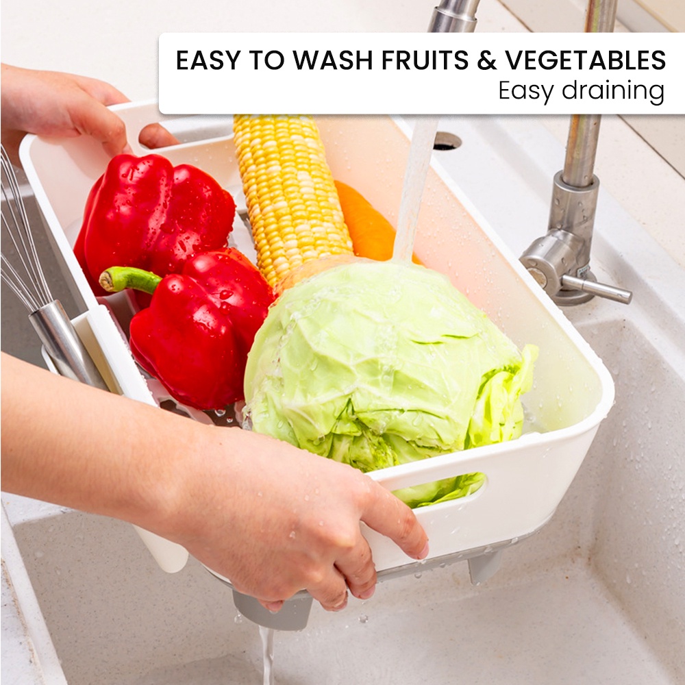 LOCAUPIN Kitchen Dish Drying Rack Multifunction Draining Tray Washing ...