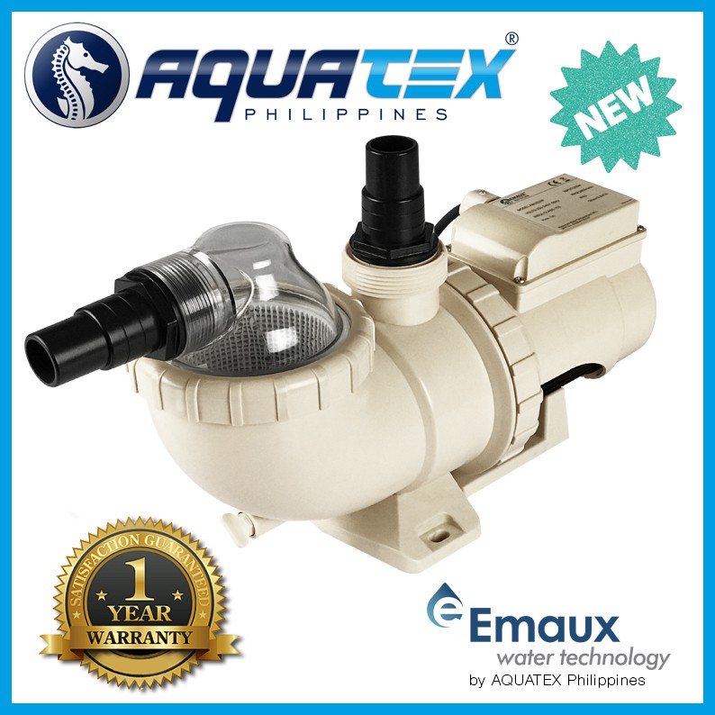 EMAUX AQUA Pool Pump 0.2 HP with PreFilter and Timer Shopee Philippines