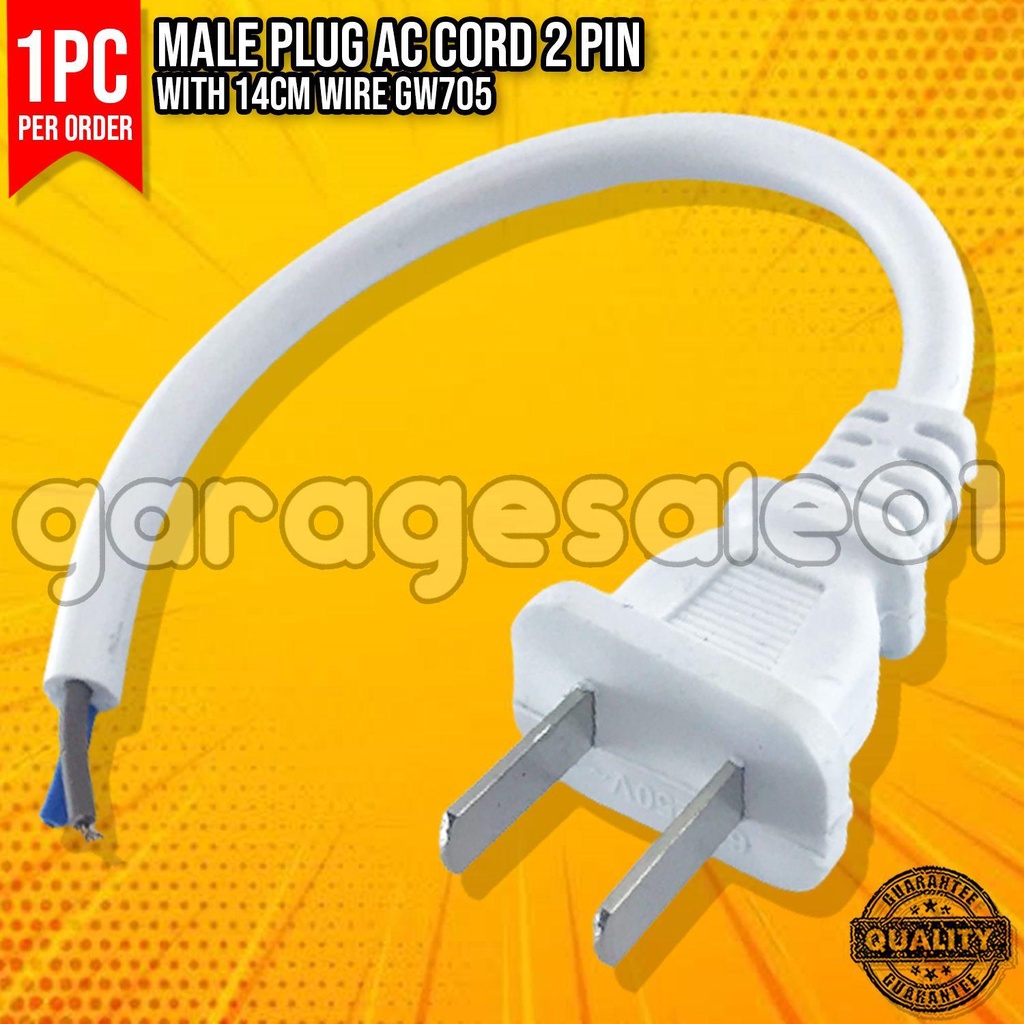 male-plug-ac-cord-2-pin-with-13cm-wire-gw705-shopee-philippines