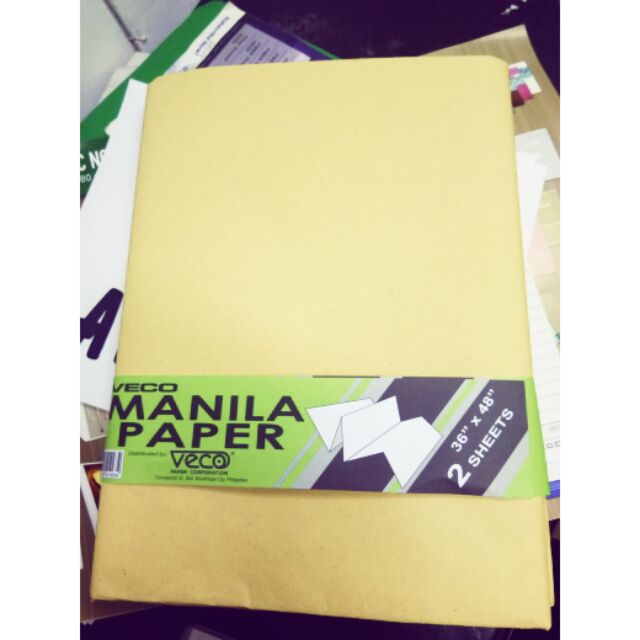 Manila Paper 2s. 36 x 48