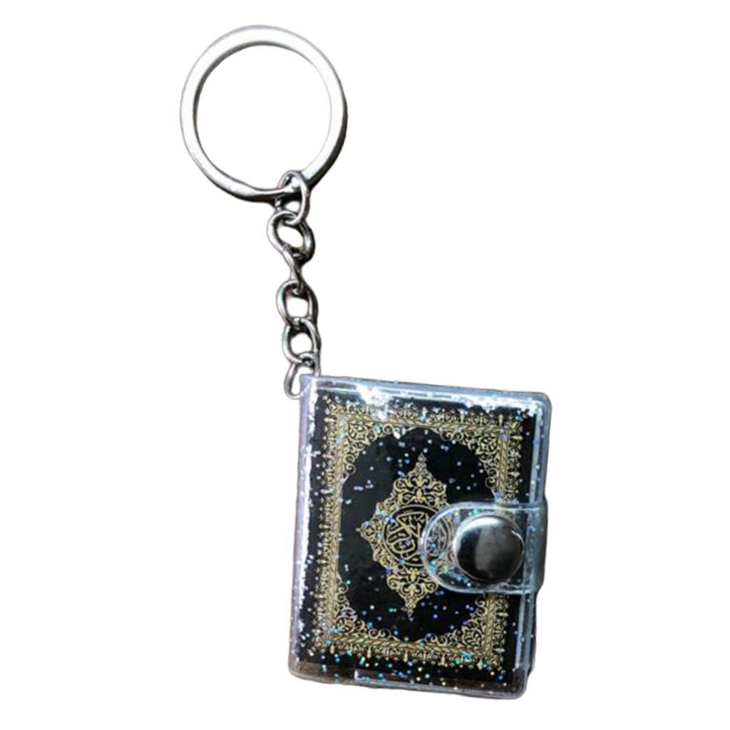 Small Ark Real Paper Keychain Religious Key Holder Memorial Black