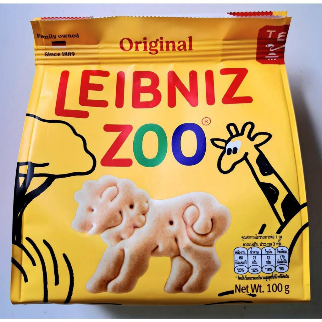 Leibniz Zoo Original Biscuits Of Various Animal Shapes 100 g. Shopee