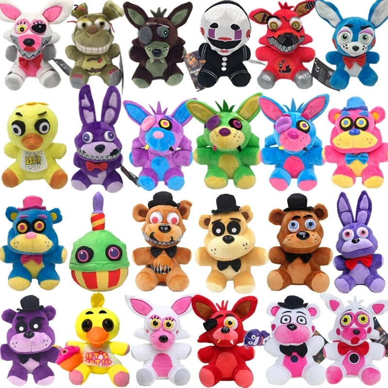 18 Cm Fnaf Freddy's Plush Toy Stuffed & Plush Animals Bear Rabbit