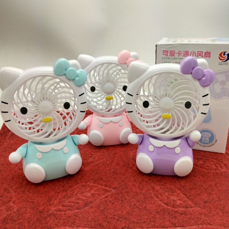 Hello Kitty Mini Portable USB Rechargable Fan | Shopee Philippines