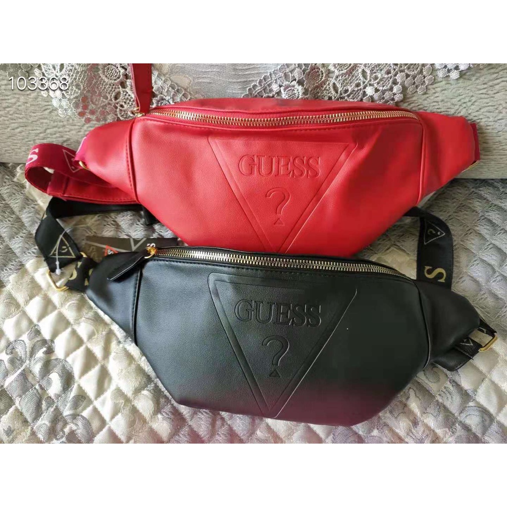 Guess waist bag red on sale