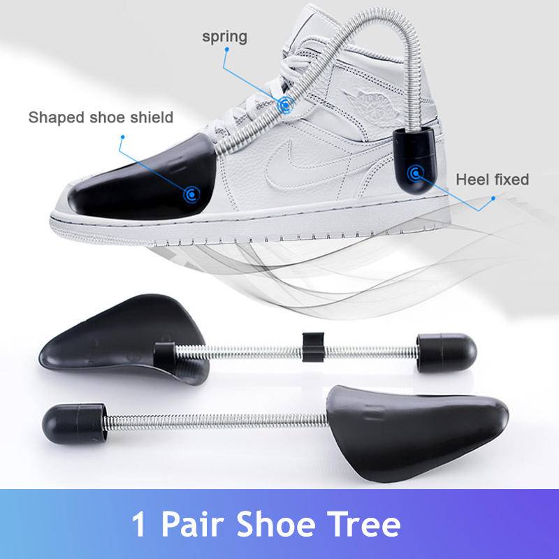 1 Pair Shoe Tree Spring Shoe Shaper Shaped Wrinkle Resistant Plastic