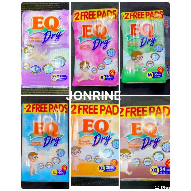 eq diaper EQ DRY ECONOMY PACK TAPE Shopee Philippines