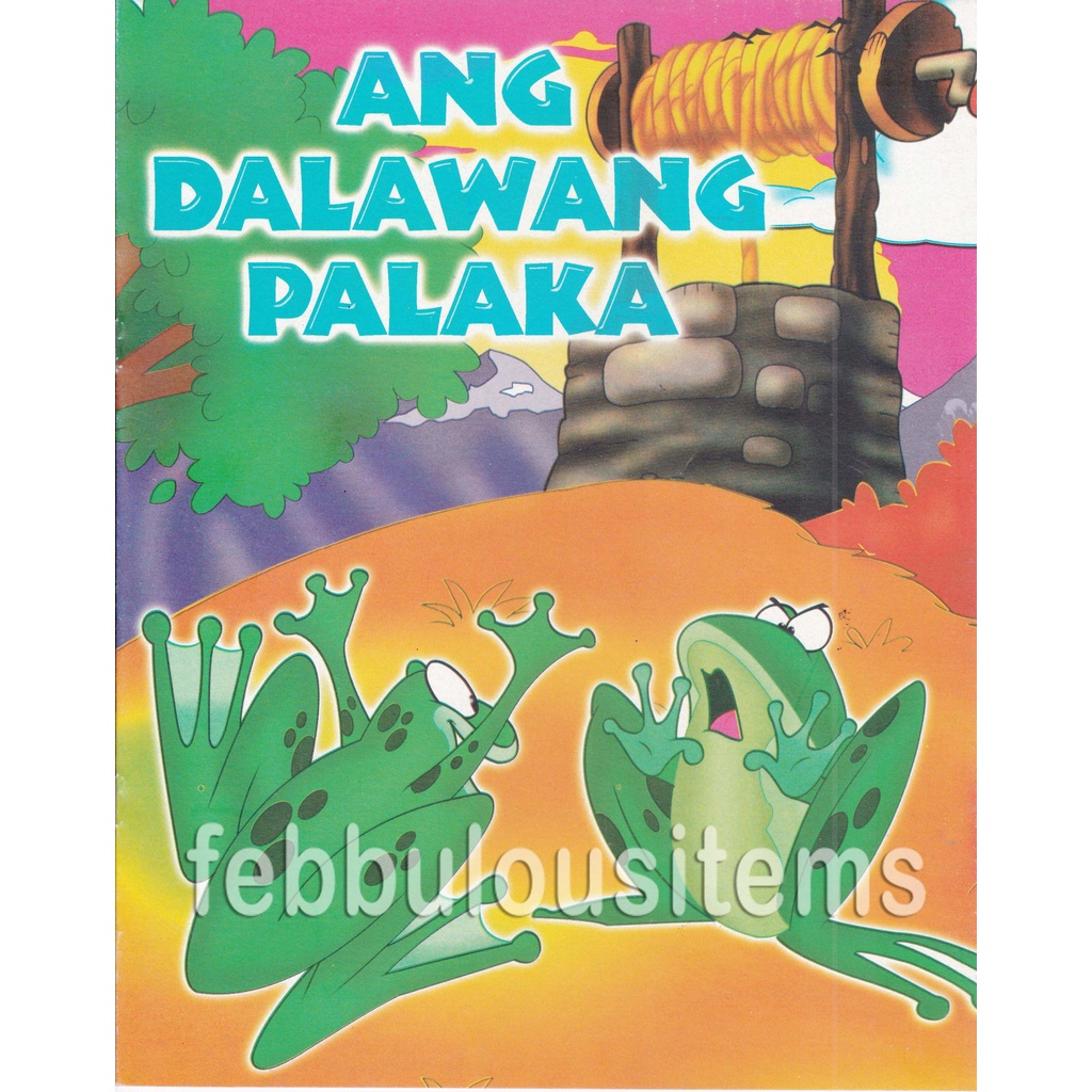 Story Book Coloring Book English Tagalog Ang Dalawang Palakla Shopee Philippines 5092