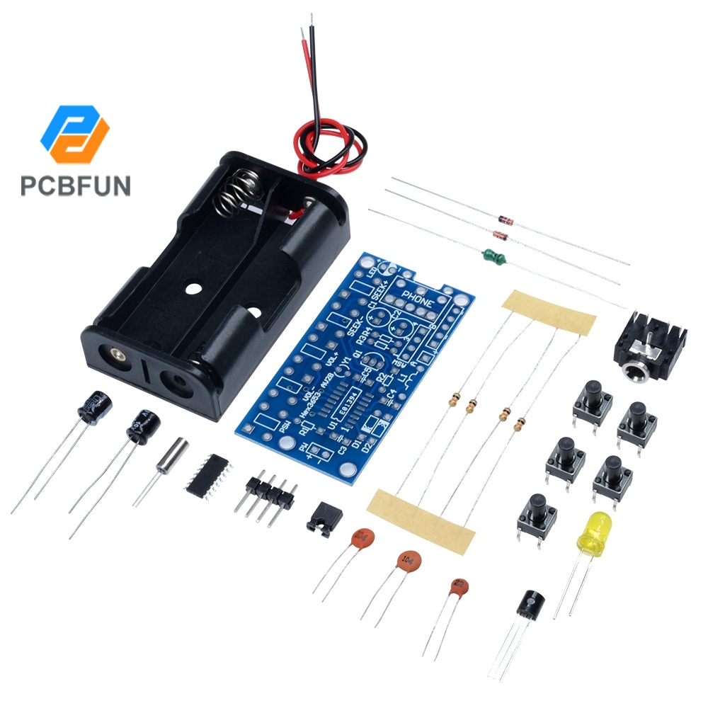 Pcbfun 76Mhz-108Mhz Wireless Stereo Fm Radio Receiver Module Pcb Diy ...