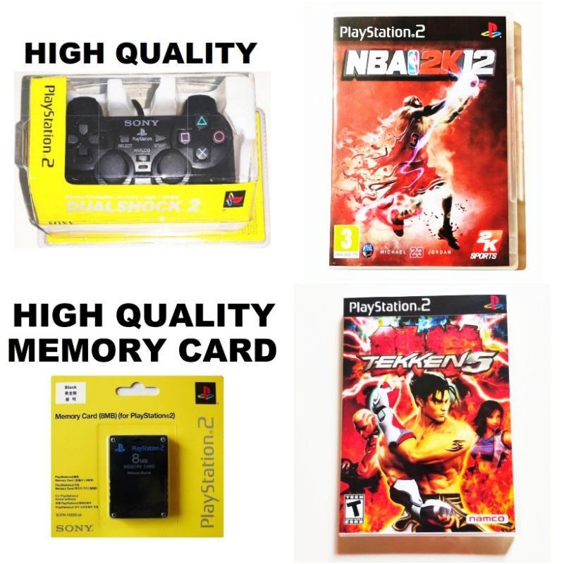 Playstation Games PS2 Controller PS3 Controller PS2 Memory Card PS2