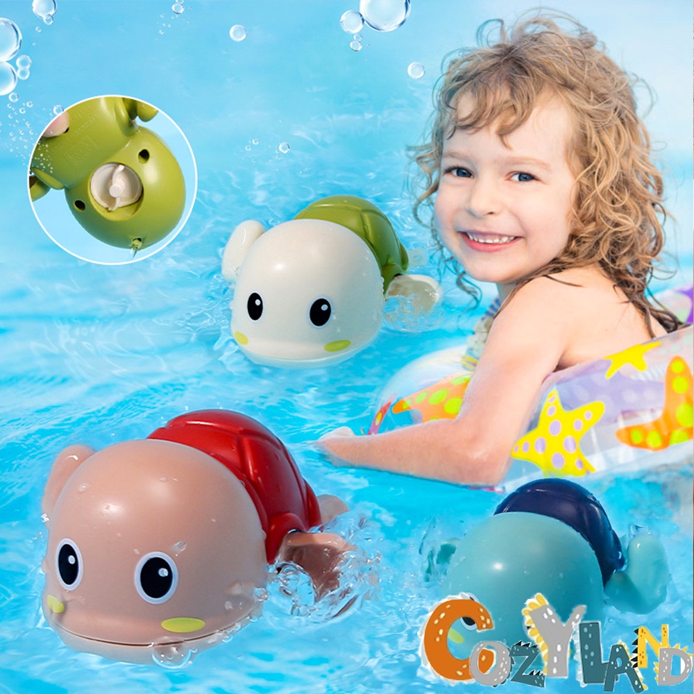 Cozyland Baby toy clockwork turtle swimming bath toy for children ...
