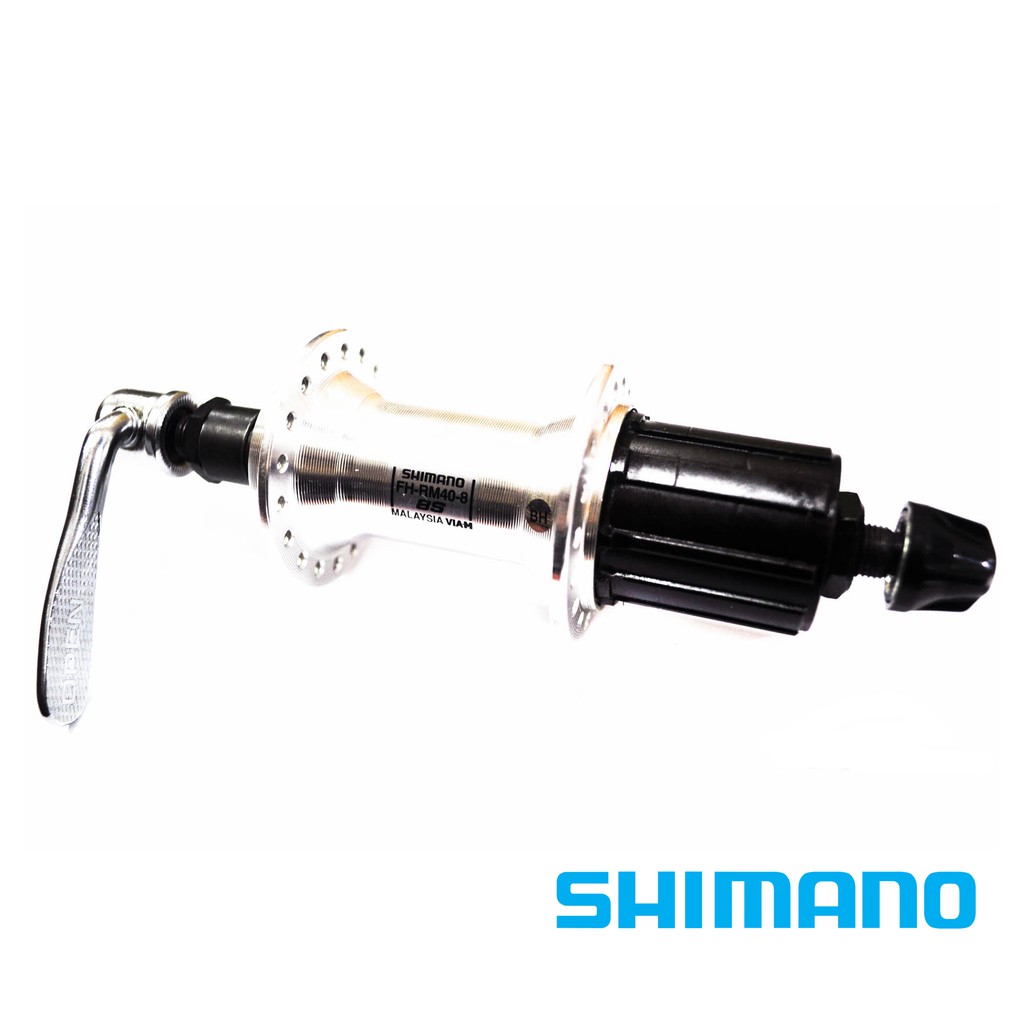 Shimano Bike Hub Rear RM40 Aluminum Alloy Casette 7- 8 SPD | Shopee ...