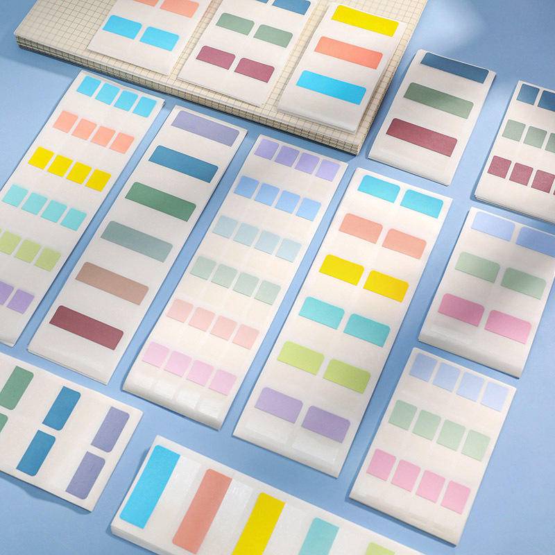 Morandi Color Sticky Note 60 Sheets Transparent Index Label/ Office ...