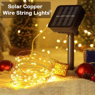 Solar copper deals wire string lights