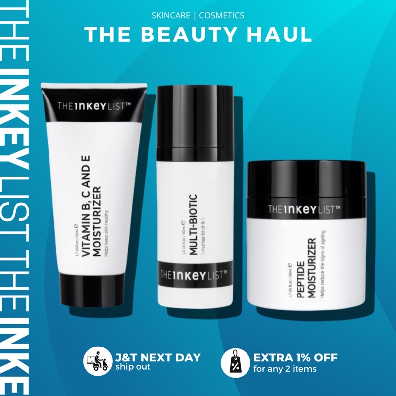 ℗THE INKEY LIST Vitamin B Niacinamide, C and E Moisturizer Peptide