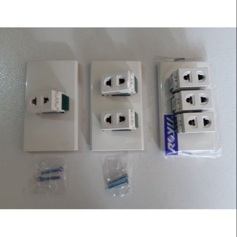 royu wide series outlet sets :1gang, 2gang, 3gang available! | Shopee ...