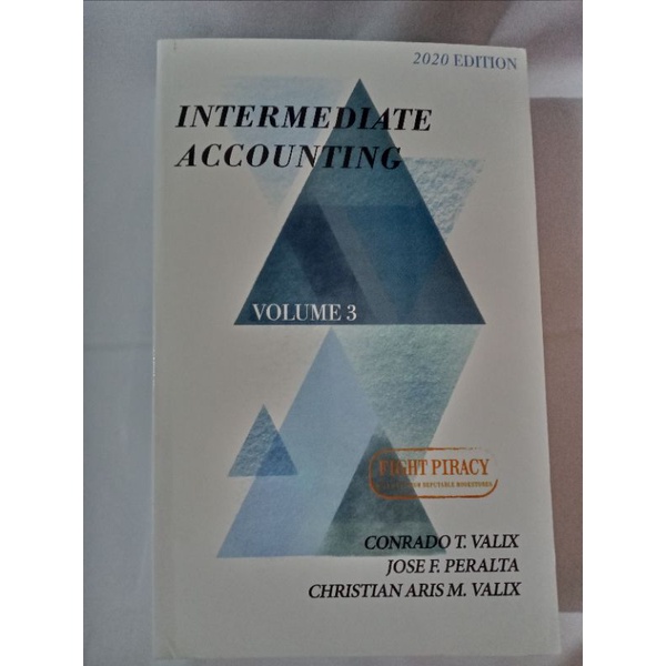 INTERMEDIATE ACCOUNTING VOL 3 2020 EDITION | Shopee Philippines