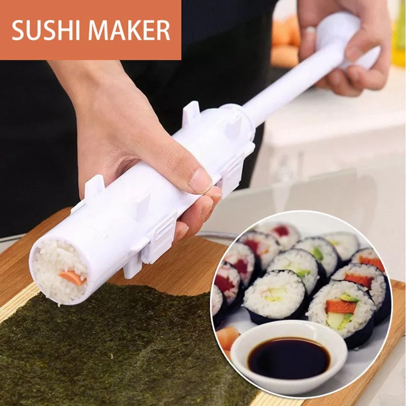 13-in-1 Sushi Making Kit, Sushi Bazooker Maker Set, Sushi Tools