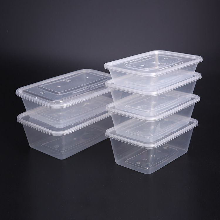 Rectangle Microwavable Food Container Disposable Plastic Shopee