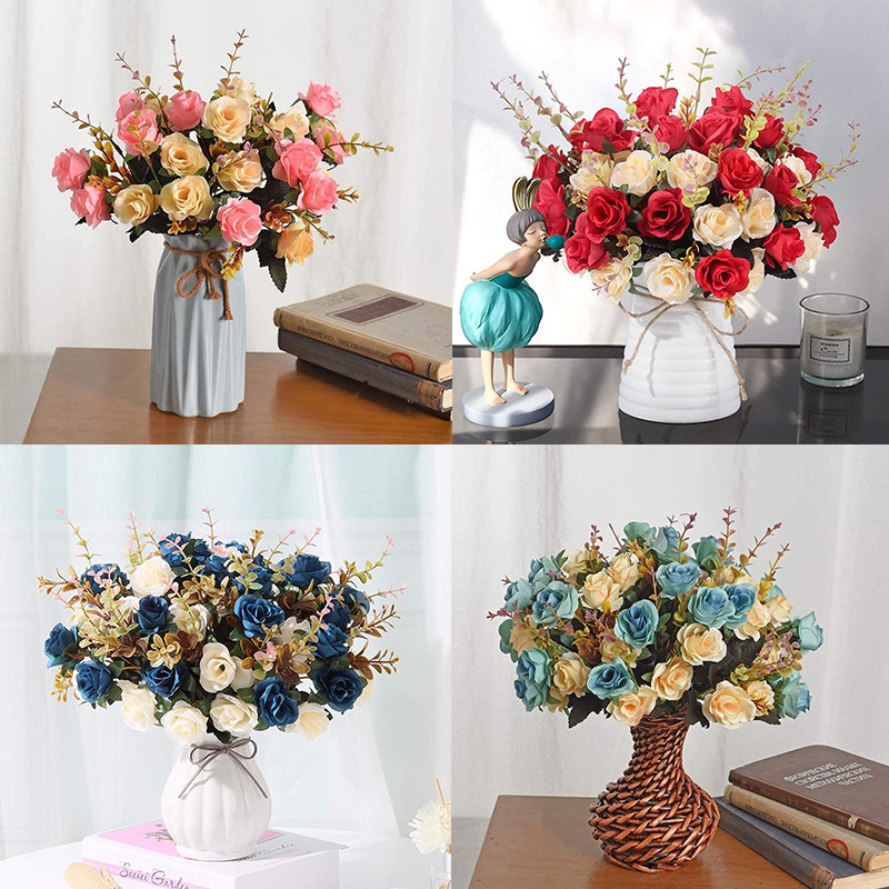 Artificial Rose Bouquet Artificial Flower Artificial Flower Plastic