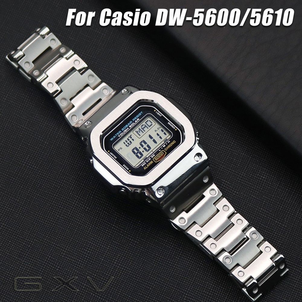 316L Stainless Steels Watch Strap for Casio G shock DW 5600 GW 5600 DW5000 5035 Watch Case Bezel For Casio GW M5610 Watch Band Metal Case Shopee Philippines