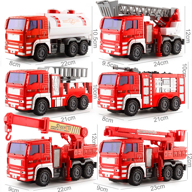 Water sprayable fire truck sprinkler truck large engineering vehicle ...