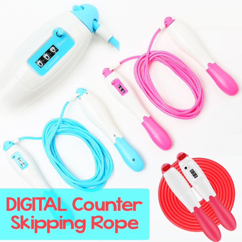 DIGITAL Skipping Rope with Counter (Adjustable) Shopee Philippines