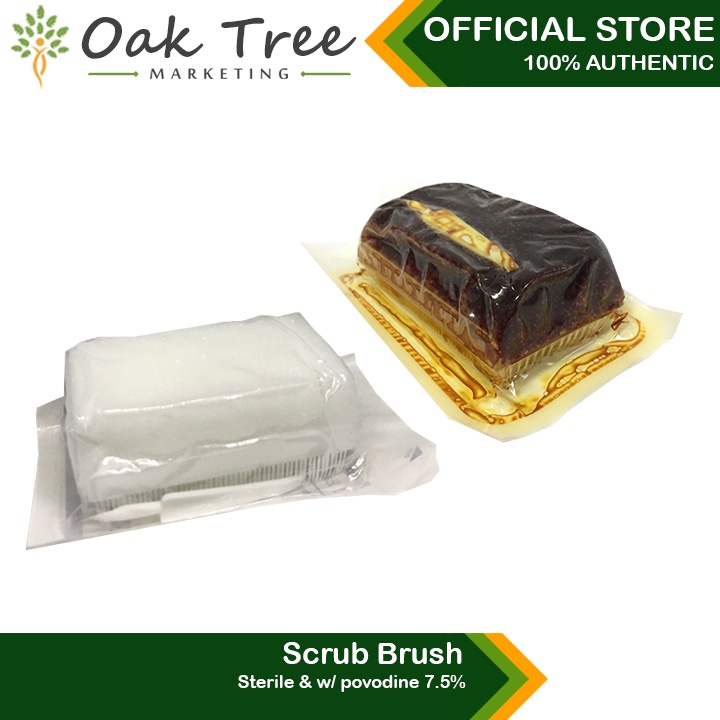Surgical Scrub Brush Sterile And W/ Povidone Iodine Shopee Philippines