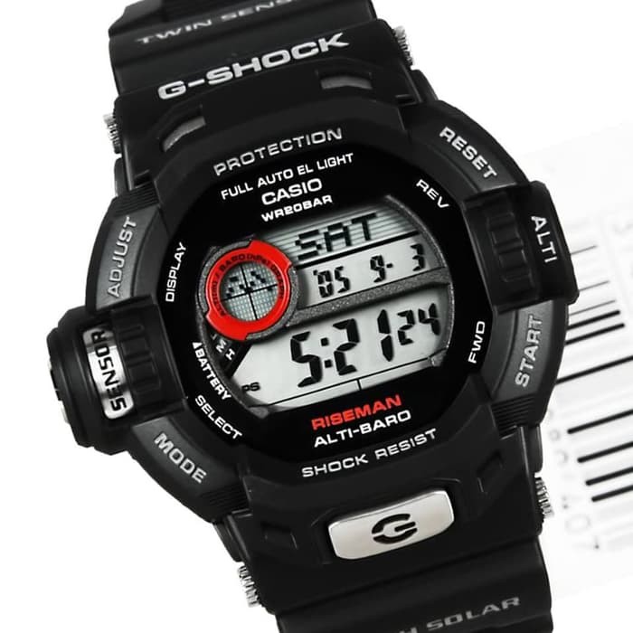 Casio G SHOCK RISEMAN TOUGH SOLAR G9200 G 9200 9200 BLACK Strap Shopee Philippines