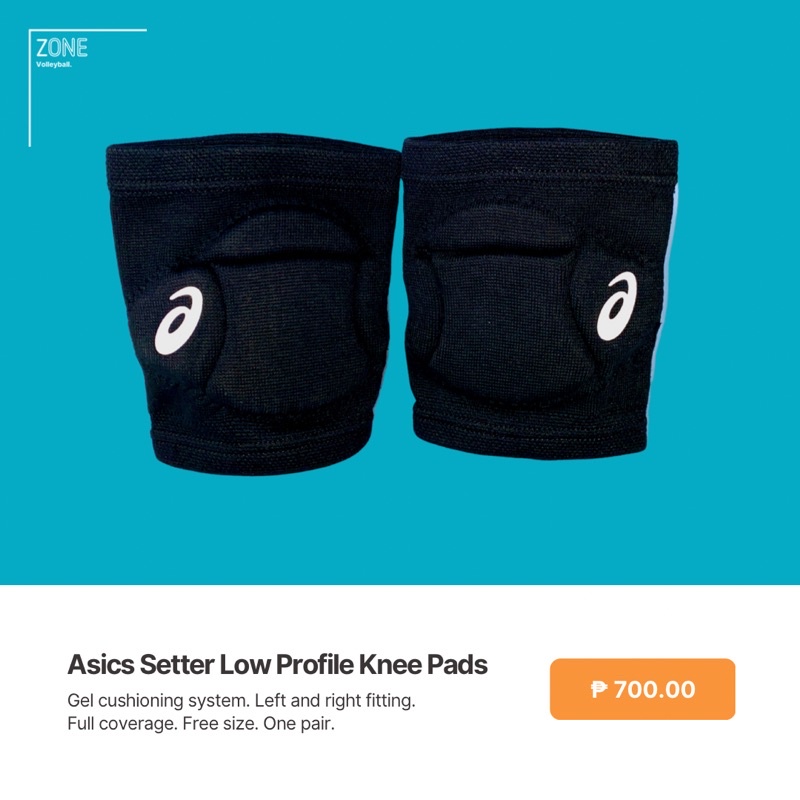 Asics low profile clearance knee pads