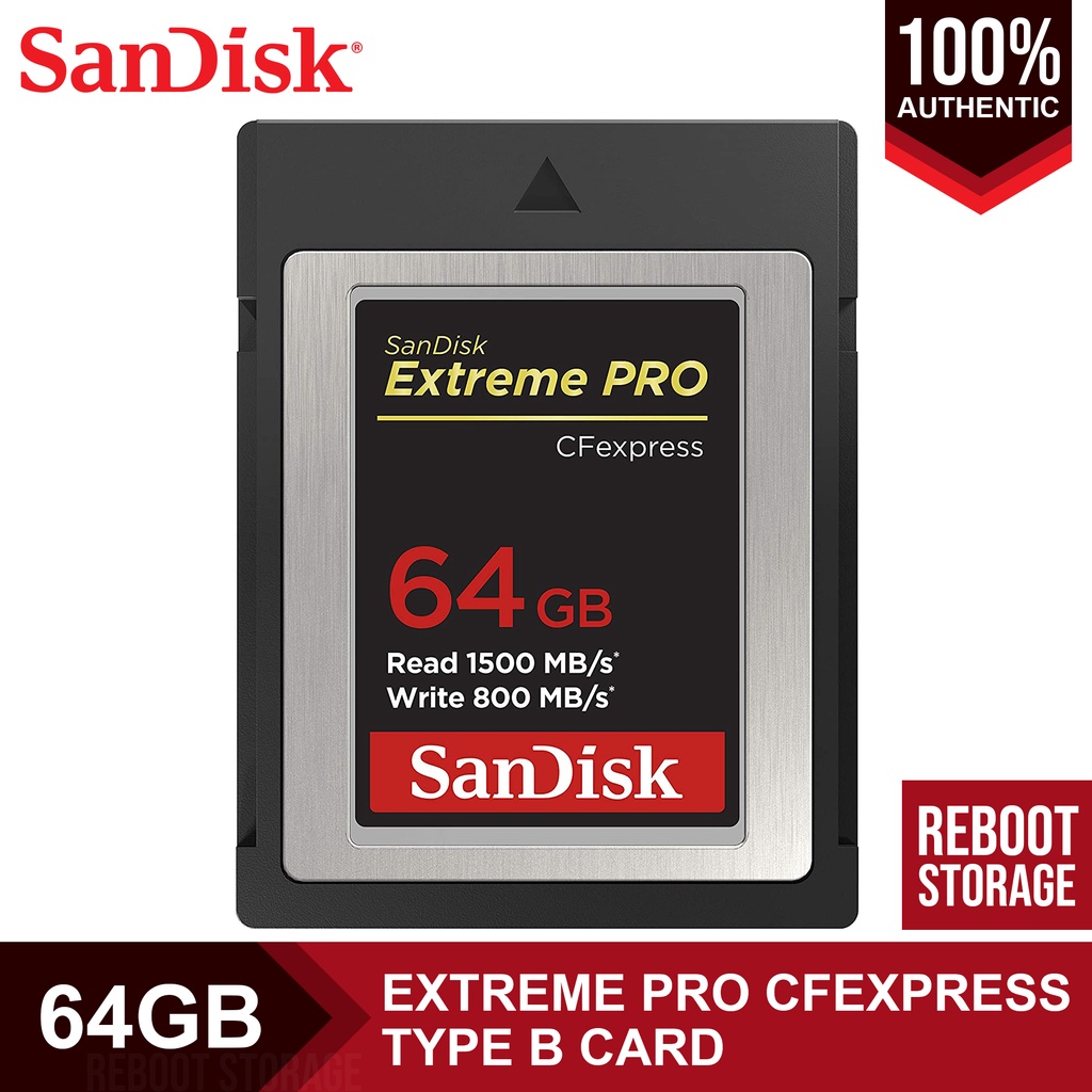 SanDisk Extreme PRO 64GB CFexpress Card Type B SDCFE-064G | Shopee