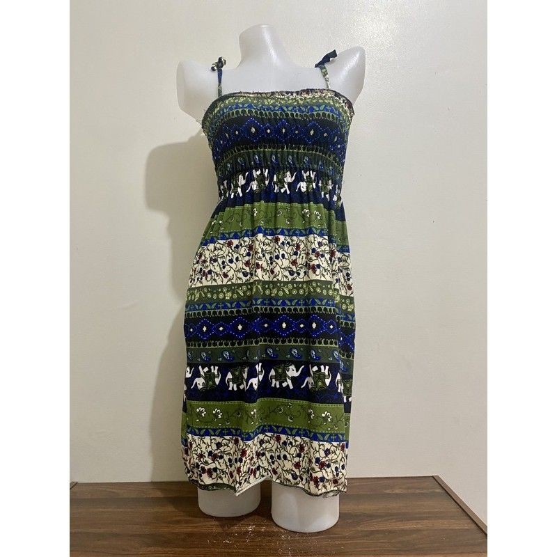 Mini Smocking Dress for Adults I Spaghetti Strap for Women I Pambahay
