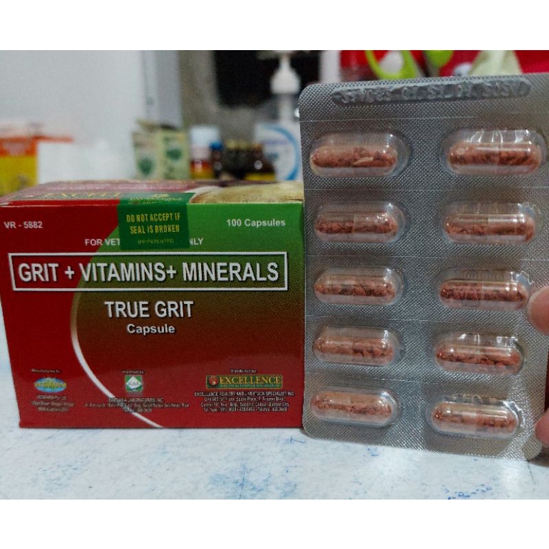 TRUE GRIT CAPSULE for gamefowl(10capsule) Shopee Philippines