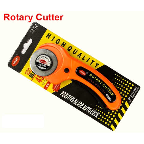 Rotary Cutter Blade 45 mm SD100 Positive Blade Auto Lock High Quality Libao SHARP Shopee