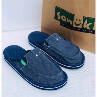 New Sanuk footwear half style shoes plain slip on outdoor fashion