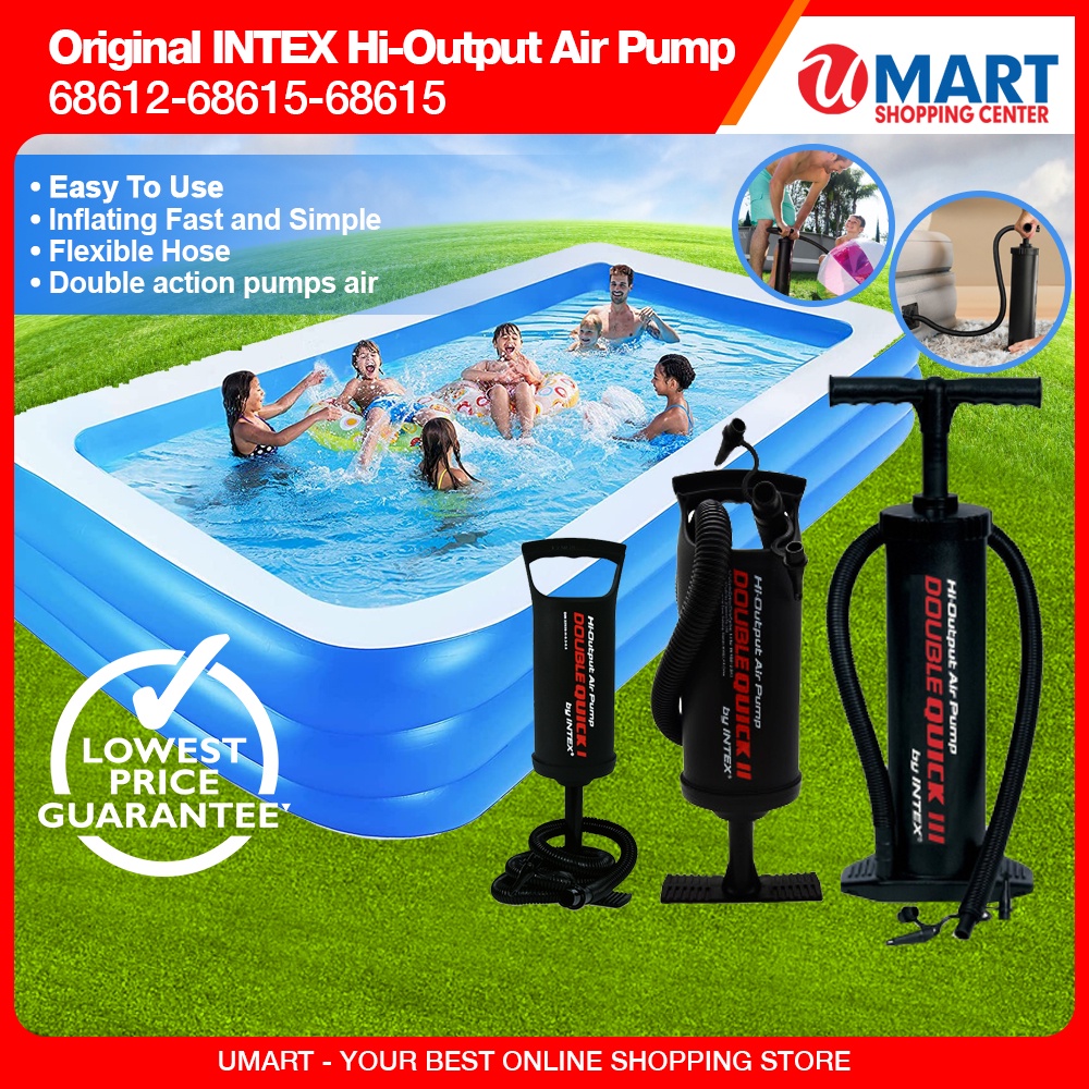 ORIGINAL INTEX HiOutput Air Pump Double Quick Shopee Philippines