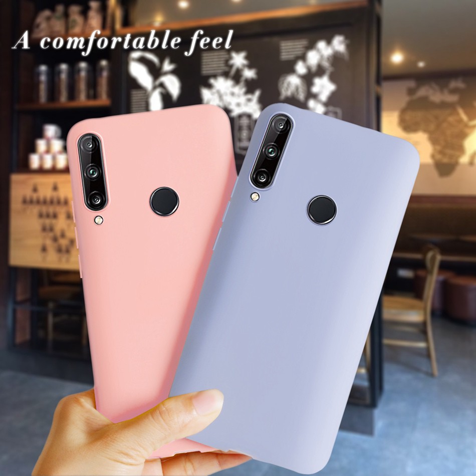 Cover Per HUAWEI Y6p Trasparente In Silicone TPU - Morbida, Antiurto, Antigraffio, Con Stampa Volpe Rossa
