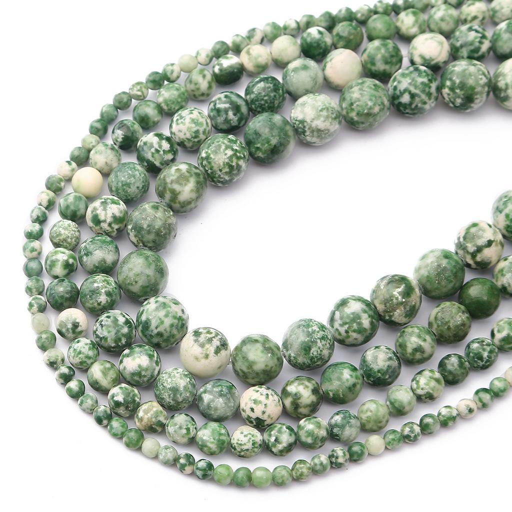 Pick Size 4/6/8/10MM Natural Stone African Jade Round Smooth Beads For ...
