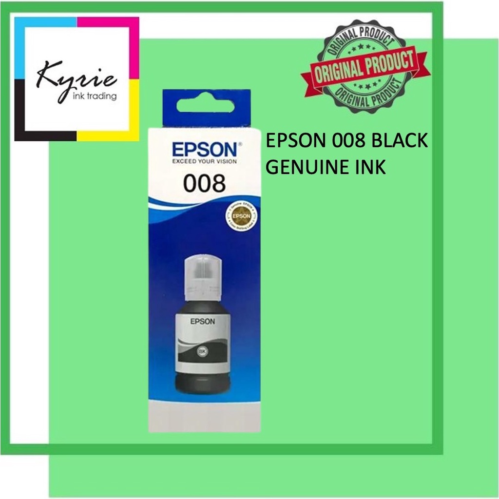 Epson 008 Ink Bottle Genuine Original Epson008 | Shopee Philippines