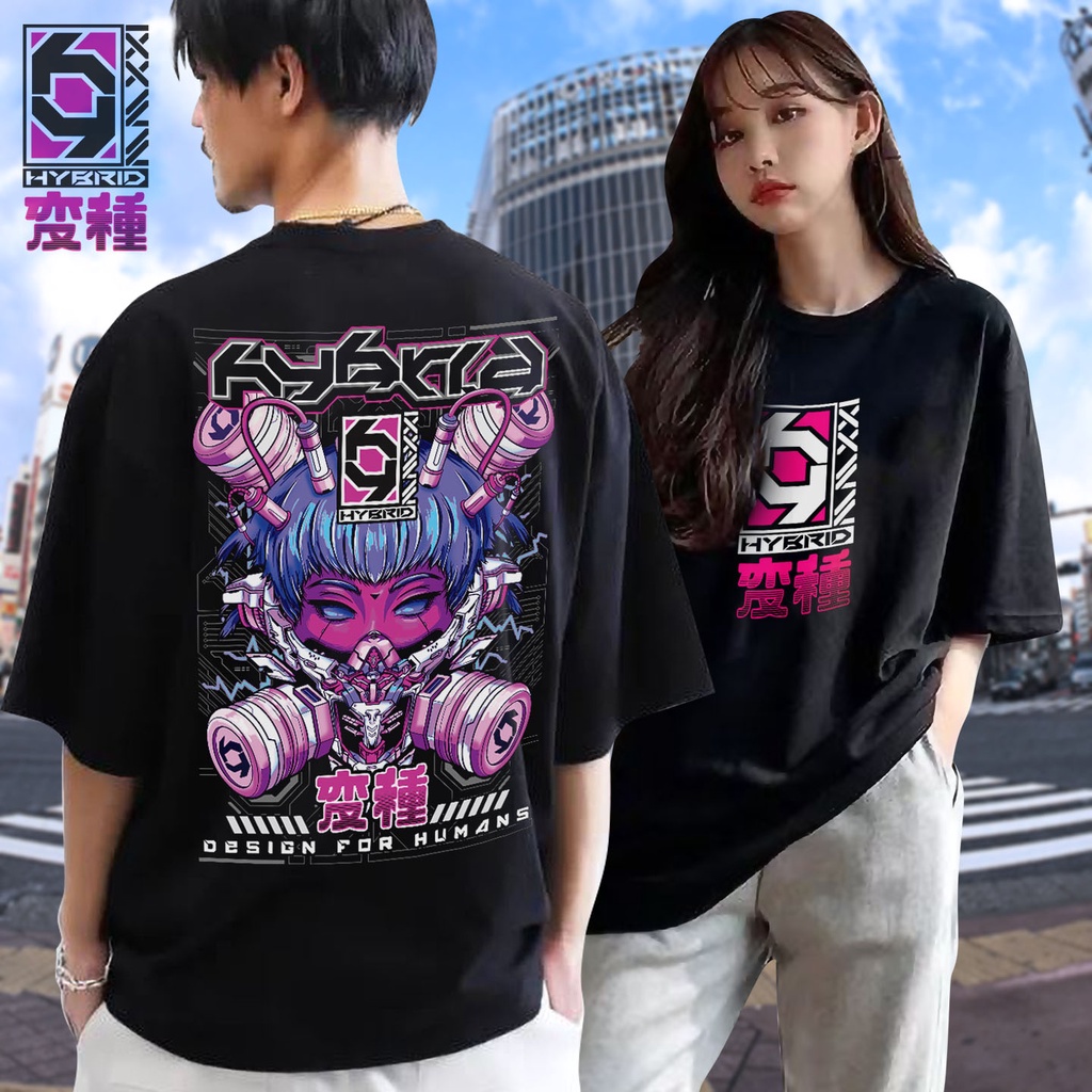 HYBRID® Oversized Tops Streetwear Oversized Fashion T shirt Bionic