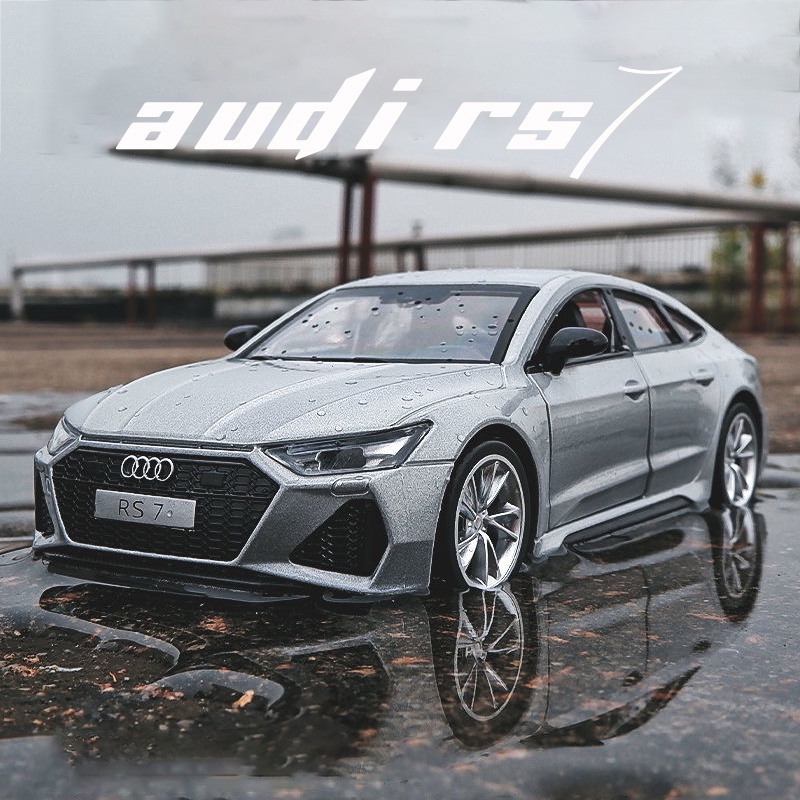 1:35 Scale Audi RS7 Alloy Car Model Diecast Car Sound Light Pull Back ...