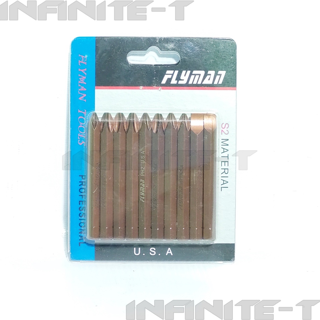 Flyman Impact Bits Set 10 Pcs. Screwdriver | Shopee Philippines