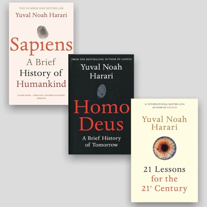 Yuval Noah Harari Book Set Sapiens Homo Deus 21 Lessons For The 21st